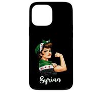 Carcasa para iPhone 13 Pro MAX Proud Strong Syrian Girl Woman Girlfriend New Syria Flag