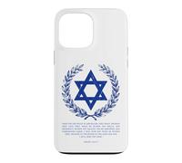 Carcasa para iPhone 13 Pro MAX Psalms 122:6-9 Elegant Star of David Israel Bible Verse