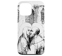 Carcasa para iPhone 13 Pro MAX Puerta de San Joaquín y Ana, Arte católico Vintage Tradicional