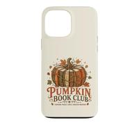 Carcasa para iPhone 13 Pro MAX Pumpkin Book Club Vintage Fall Reader Design Leer Vintage