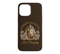 Carcasa para iPhone 13 Pro MAX Purrfectly Royal Meowjesty Retrato de Gato rococó Barroco Divertido