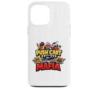 Carcasa para iPhone 13 Pro MAX Push Cart Mafias Joke | Montar en carritos de Golf Sin Humor para golfistas