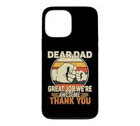 Carcasa para iPhone 13 Pro MAX Querido Papá Gran Trabajo Somos Impresionantes Gracias Día del Padre