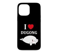 Carcasa para iPhone 13 Pro MAX Quote Cute Funny Simple Fish i Love Dugong