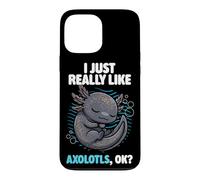 Carcasa para iPhone 13 Pro MAX Realmente Me Gustan Axolotls Ok Animal Lindo Enigma Axolotl