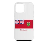 Carcasa para iPhone 13 Pro MAX Recuerdo de la Bandera de Ontario Canadá