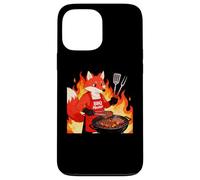 Carcasa para iPhone 13 Pro MAX Red Fox Cooking Grill BBQ Funny Gift Red Fox