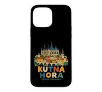 Carcasa para iPhone 13 Pro MAX Regalo de hito de Viaje de Kutna Hora República Checa Dibujado a Mano