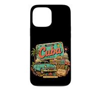 Carcasa para iPhone 13 Pro MAX Regalo de Recuerdo de Viaje a Cuba Dibujado a Mano