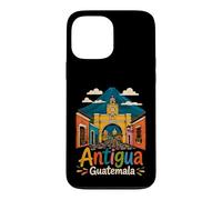 Carcasa para iPhone 13 Pro MAX Regalo de Recuerdo de Viaje de Antigua Guatemala Dibujado a Mano
