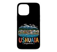 Carcasa para iPhone 13 Pro MAX Regalo de Recuerdo de Viaje Dibujado a Mano de Ushuaia Argentina