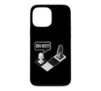 Carcasa para iPhone 13 Pro MAX Regalo Divertido para Jugador de ajedrez Oh No Springer