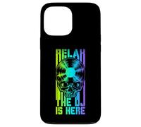 Carcasa para iPhone 13 Pro MAX Relax The DJ Is Here, Amante de los Discos de Vinilo Gothic Skull LP
