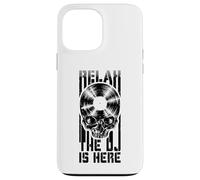 Carcasa para iPhone 13 Pro MAX Relax The DJ Is Here, Amante de los Discos de Vinilo Gothic Skull LP