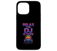 Carcasa para iPhone 13 Pro MAX Relax The DJ Is Here Funny DJ Disc Jockey Reproductor de música para Hombre