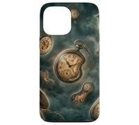 Carcasa para iPhone 13 Pro MAX Reloj Surrealista Dimensión Tiempo Concepto Misterio Gráfico