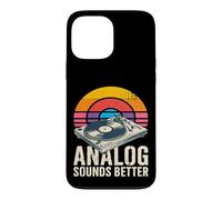 Carcasa para iPhone 13 Pro MAX Reproductor de Discos de Vinilo analógico Suena Mejor