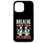Carcasa para iPhone 13 Pro MAX Respira Muay Thai Live Fearless Muay Thai