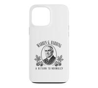 Carcasa para iPhone 13 Pro MAX Retrato histórico de Warren G Harding Regreso a la normalidad