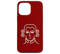Carcasa para iPhone 13 Pro MAX Retrato Minimalista Mozart Amante de la música clásica