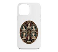 Carcasa para iPhone 13 Pro MAX Retrato Ovalado de Las Seis Esposas de Enrique VIII Rey de Inglaterra
