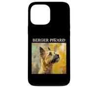 Carcasa para iPhone 13 Pro MAX Retratos Coloridos de Perros franceses - Berger Picard