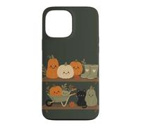 Carcasa para iPhone 13 Pro MAX Retro Autumn Harvest Shelf Doodle Personajes Vibe