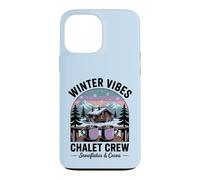 Carcasa para iPhone 13 Pro MAX Retro Christmas Winter Vibes Ski Vacation Chalet Crew