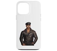 Carcasa para iPhone 13 Pro MAX Retro Gay Leather Daddy Bear - Cuero Dom Biker Man