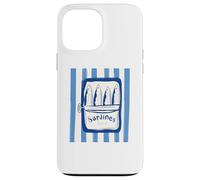Carcasa para iPhone 13 Pro MAX Retro Graphic Sardines Tinned Fish for Men and Women