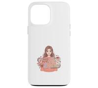 Carcasa para iPhone 13 Pro MAX Retro Love Lace Votos Nupcial Romance Diseño