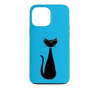 Carcasa para iPhone 13 Pro MAX Retro Vintage Mod Atomic Black Cat Eye Gafas Rockabilly