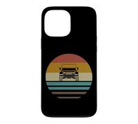 Carcasa para iPhone 13 Pro MAX Retro Vintage Sunset 4x4 Coche Off Road Wave