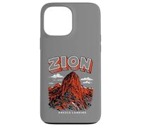 Carcasa para iPhone 13 Pro MAX Retro Zion National Park Vintage Style Angels Landing Utah