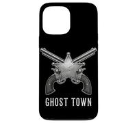 Carcasa para iPhone 13 Pro MAX Revólveres Ghost Town Western Vintage Cowboy Outlaw