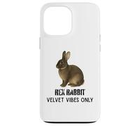 Carcasa para iPhone 13 Pro MAX Rex Rabbit Velvet Vibes Solo para fanáticos de Mascotas y Animales