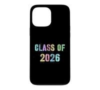 Carcasa para iPhone 13 Pro MAX Rock Stars Class of 2026 Graduación Almost There Seniors
