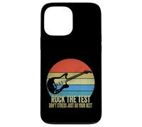 Carcasa para iPhone 13 Pro MAX Rock The Test Don't Stress Test Day, Divertido día de exámenes, Profesor