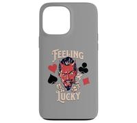 Carcasa para iPhone 13 Pro MAX Rockabilly Feeling Lucky Devil Dice 50 Retro Vintage Casino