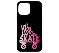 Carcasa para iPhone 13 Pro MAX Rollerskates Love Skate Derby - Patines para niña, Color Rosa