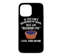 Carcasa para iPhone 13 Pro MAX Ropa Blueberry Pie - Diseño Divertido para Amantes de los Pasteles