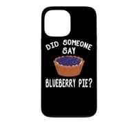 Carcasa para iPhone 13 Pro MAX Ropa Blueberry Pie - Gran diseño Divertido para Amantes de los Pasteles