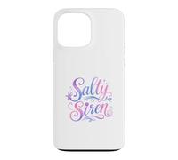 Carcasa para iPhone 13 Pro MAX Salty Siren Mermaid Lover Beach Coastal Ocean Cute Mermaid