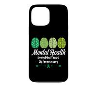 Carcasa para iPhone 13 Pro MAX Salud Mental Cada Mente Cuenta una Historia Diferente Positividad
