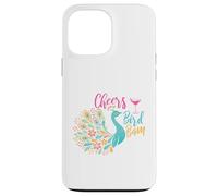 Carcasa para iPhone 13 Pro MAX Saludos Bird Bam - Mahjong Amante Mah Jong Jugador
