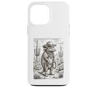 Carcasa para iPhone 13 Pro MAX Salvaje Oeste Armadillo Forajido con Lazo