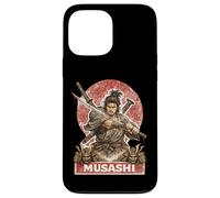 Carcasa para iPhone 13 Pro MAX Samurai Warrior Musashi, Luchador de Espadas japonés