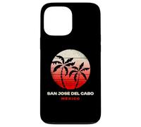 Carcasa para iPhone 13 Pro MAX San José del Cabo México Tribal Tortuga Marina Océano Arte Diseño