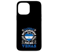 Carcasa para iPhone 13 Pro MAX Sangre Nicaraguense Corre por Mis Venas Orgullo Nicaragüense