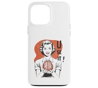 Carcasa para iPhone 13 Pro MAX Sarcastic Retro Use It Brain Funny Psychology Mind 1950s